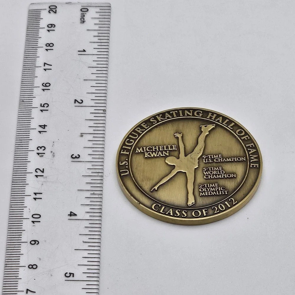 United States Figure Skating Hall of Fame Michelle Kwan Class Of 2012 Medal